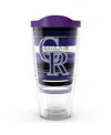 Tervis Tumbler Colorado Rockies 24 oz Hype Stripe Classic Tumbler In Clear