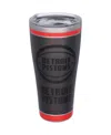 Tervis Tumbler Detroit Pistons 30 oz Blackout Stainless Steel Tumbler In Black