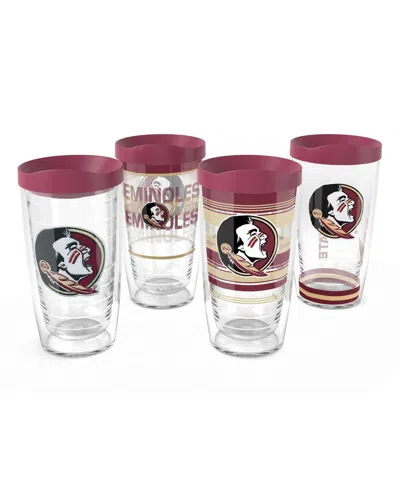 Tervis Tumbler Florida State Seminoles 16oz. Classic Tumbler, Set Of 4 In No Color