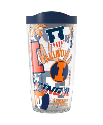 Tervis Tumbler Illinois Fighting Illini 16 oz Allover Classic Tumbler In Multi