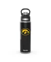 Tervis Tumbler Iowa Hawkeyes 24 oz Weave Stainless Steel Wide Mouth Bottle In Black