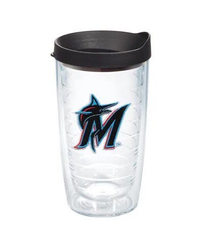 Tervis Tumbler Miami Marlins 16 oz Emblem Classic Tumbler In Clear