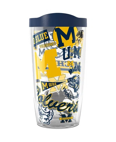 Tervis Tumbler Michigan Wolverines 16 oz Allover Classic Tumbler In Multi