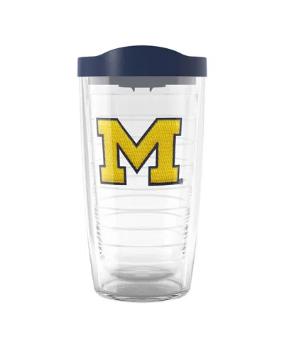 Tervis Tumbler Michigan Wolverines 16 oz Emblem Tumbler In Clear