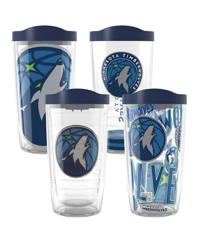 Tervis Tumbler Minnesota Timber Wolves Four-pack 16oz. Classic Tumbler Set In No Color