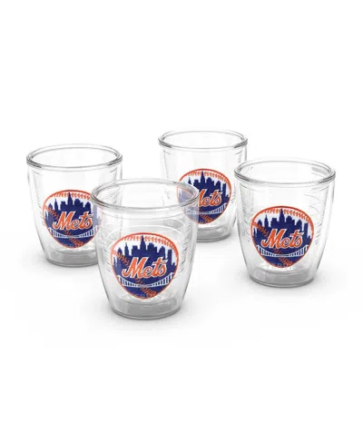 Tervis Tumbler New York Mets Four-pack 12 oz Emblem Tumbler Set In Clear