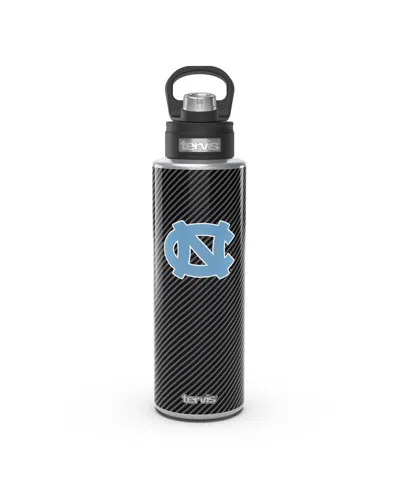 Tervis Tumbler North Carolina Tar Heels 40 oz Carbon Fiber Wide Mouth Water Bottle In Black