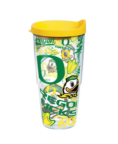Tervis Tumbler Oregon Ducks 24 oz All Over Classic Tumbler In Yellow,green