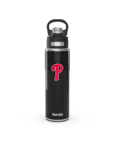 Tervis Tumbler Philadelphia Phillies 24 oz Weave Stainless Steel Wide Mouth Bottle In Black