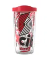 Tervis Tumbler Portland Trail Blazers 16 oz Allover Classic Tumbler In Red