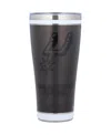 Tervis Tumbler San Antonio Spurs 30 oz Blackout Stainless Steel Tumbler In Black
