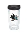 Tervis Tumbler San Jose Sharks 16 oz Emblem Classic Tumbler In Clear