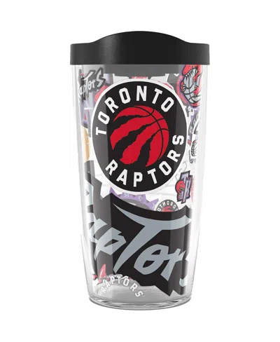 Tervis Tumbler Toronto Raptors 16 oz Allover Classic Tumbler In Black