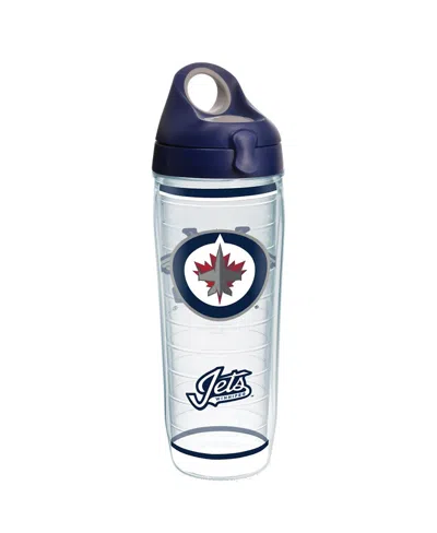 Tervis Tumbler Winnipeg Jets 24 oz Tradition Classic Water Bottle In Clear,navy