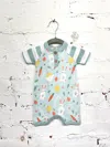 Tesa Babe Kid's Easter Romper In Multi In Green