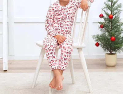Tesa Babe Kids Two Piece Pajama Set In Red
