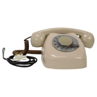 Pre-owned Tesla Mid-century Design Telephone By , 1979, Czechoslovakia In Brown