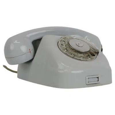 Pre-owned Tesla Mid-century Design Telephone By , 1979, Czechoslovakia In Gray