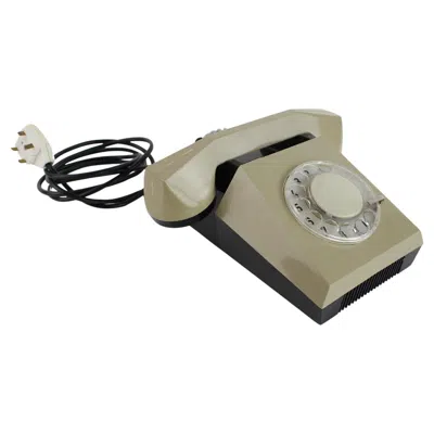 Pre-owned Tesla Mid-century Functional  As20 Phone 1979, ?eskoslovensko In Gray