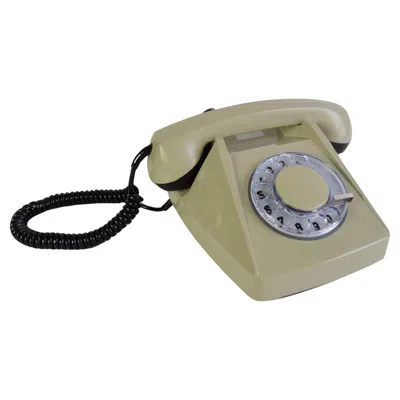 Pre-owned Tesla Mid-century Functional  Design Phone, Czechoslovakia, 1983. In Brown