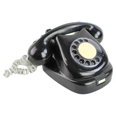 Pre-owned Tesla Midcentury Functional  Phone 1960s, ?eskoslovensko In Black