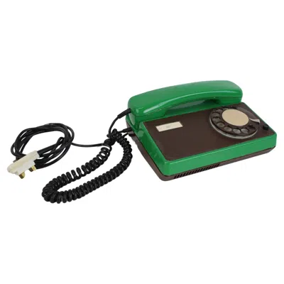 Pre-owned Tesla Mid-century Phone , 1980's. In Black