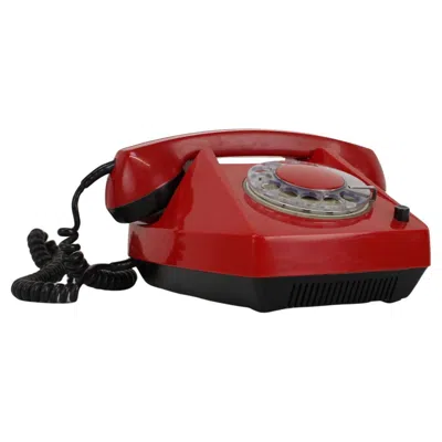 Pre-owned Tesla Mid-century  Design Phone, Czechoslovakia, 1983. In Red