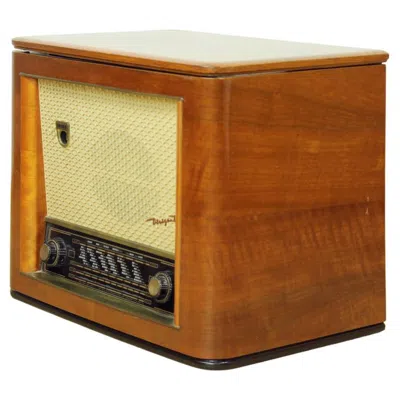 Pre-owned Tesla Original  Dirigent Gramoradio, Czechoslovakia, 1956 In Brown