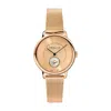Teslar Re Balance T-1 Rose Gold-tone Ladies Watch 19 In Gold