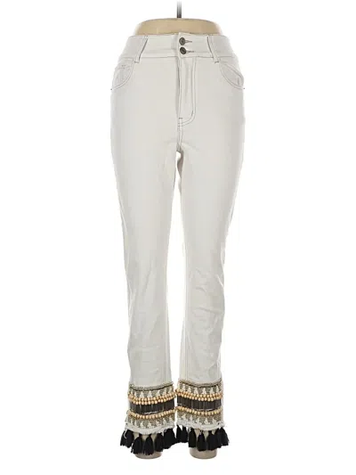 Pre-owned Tesoro Moda Jeans In White