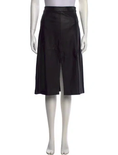 Pre-owned Tess Giberson Knee-length Skirt In Black