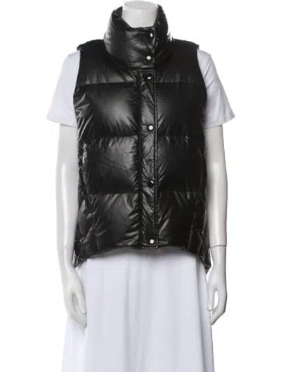 Pre-owned Tess Giberson Nylon Vest In Black