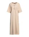 Tessa . Midi Dresses In Beige