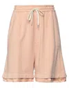 Tessa . Woman Shorts & Bermuda Shorts Beige Size S Cotton, Silk