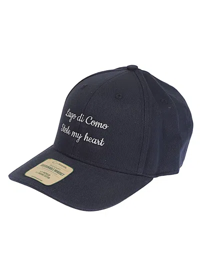 Tessabit Private Label Lago Di Como Stole My Heart Baseball Cap In Blue