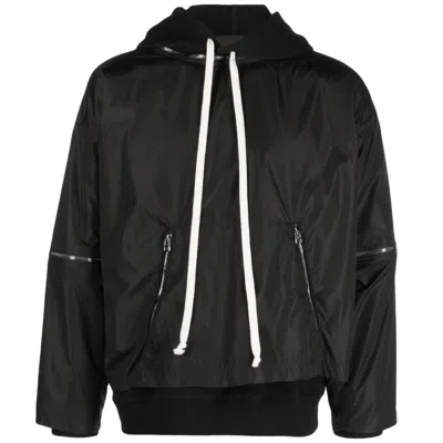 Tessitura Black Waterproof Multifunctional Hoodie
