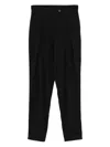 Tessitura Body Couture Folds Trousers In Black