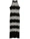 Tessitura Body Couture Fringed Dress In Black