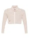 Tessitura Body Couture Fully Pleated Jacket In Neutral