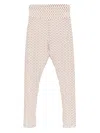 Tessitura Body Couture Fully Pleated Leggings In Neutral