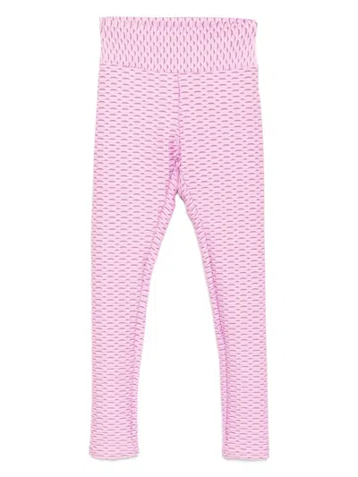 Tessitura Body Couture Fully Pleated Trousers In Pink