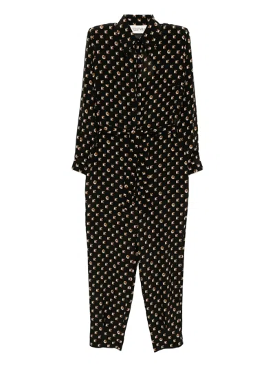 Tessitura Body Couture Golden Hour Jumpsuits In Black