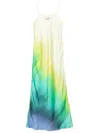 Tessitura Body Couture Kleid Mit Farbverlauf In Gelb