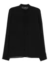 Tessitura Body Couture Graphic-print Shirt In Black
