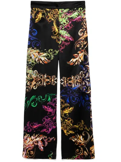 Tessitura Body Couture Graphic-print Trousers In Black
