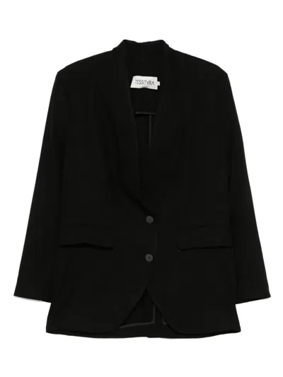 Tessitura Body Couture Kimono Blazer In Black