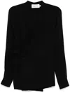 Tessitura Body Couture The Folds Shirt In Black