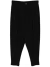 Tessitura Body Couture Low Pockets Trousers In Black