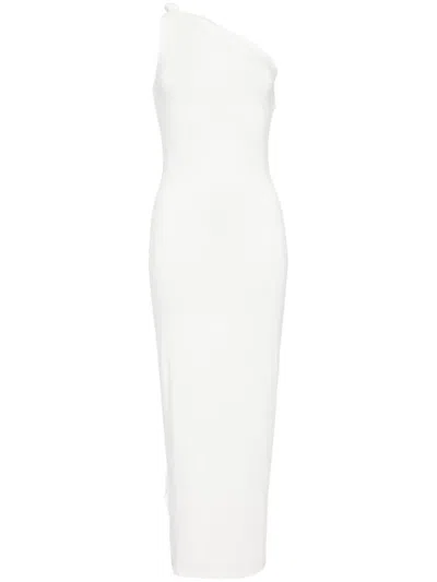 Tessitura Body Couture One Shoulder Dress In White