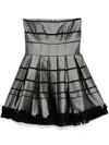 Tessitura Body Couture Pleat Dress In Grey